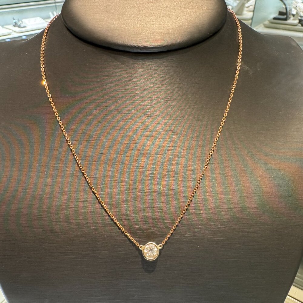 Gorgeous 1.03 CT Lab Diamond Necklace
